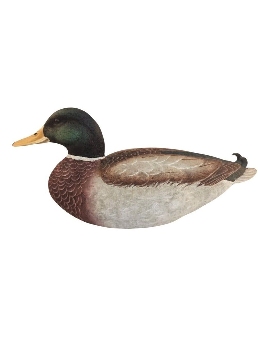 Vintage Bella Casa By Ganz Mallard Duck Figurine Cabin Lodge Resin Decor 2000